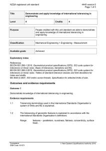 NZQA registered unit standard 4440 version 6  Page 1 of 3