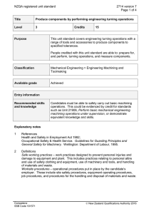 NZQA registered unit standard 2714 version 7  Page 1 of 4
