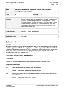 NZQA registered unit standard 17768 version 4  Page 1 of 4