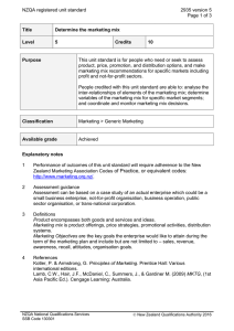 NZQA registered unit standard 2935 version 5  Page 1 of 3