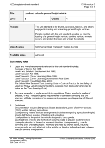 NZQA registered unit standard 1753 version 6  Page 1 of 4
