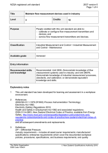 NZQA registered unit standard 2637 version 6  Page 1 of 4
