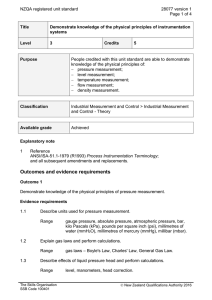 NZQA registered unit standard 28077 version 1  Page 1 of 4