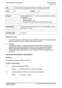 NZQA registered unit standard 24887 version 2  Page 1 of 3