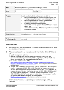 NZQA registered unit standard 23229 version 4  Page 1 of 6
