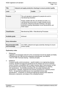 NZQA registered unit standard 19505 version 4  Page 1 of 4