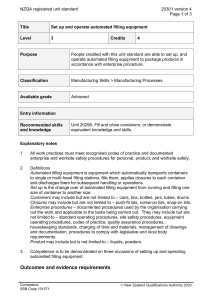 NZQA registered unit standard 20301 version 4  Page 1 of 3
