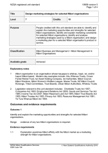 NZQA registered unit standard 10689 version 5  Page 1 of 4