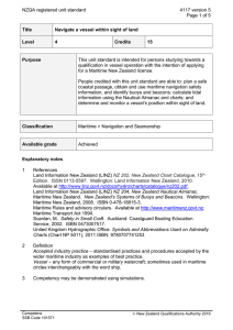 NZQA registered unit standard 4117 version 5  Page 1 of 5