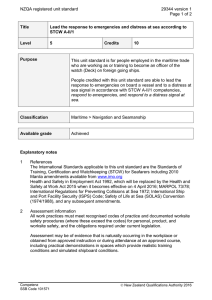NZQA registered unit standard 29344 version 1  Page 1 of 2