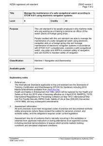 NZQA registered unit standard 29343 version 1  Page 1 of 2
