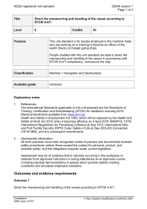NZQA registered unit standard 29346 version 1  Page 1 of 2