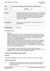 NZQA registered unit standard 17586 version 4  Page 1 of 4