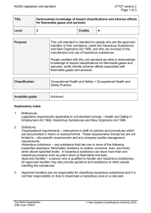 NZQA registered unit standard 27197 version 2  Page 1 of 3