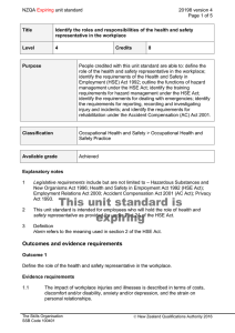 NZQA unit standard 20198 version 4