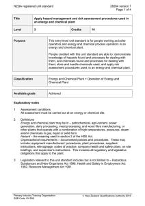 NZQA registered unit standard 28284 version 1  Page 1 of 4