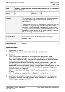 NZQA registered unit standard 17608 version 6  Page 1 of 4