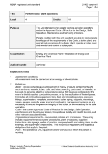 NZQA registered unit standard 21463 version 5  Page 1 of 4