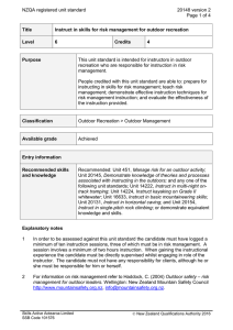 NZQA registered unit standard 20148 version 2  Page 1 of 4