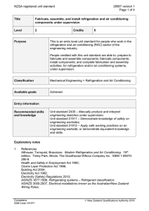 NZQA registered unit standard 28967 version 1  Page 1 of 4
