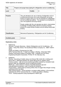 NZQA registered unit standard 23959 version 2  Page 1 of 4