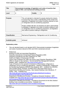 NZQA registered unit standard 28968 version 2  Page 1 of 3