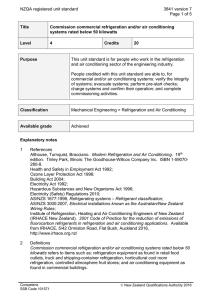 NZQA registered unit standard  3841 version 7 Page 1 of 5