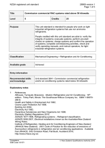 NZQA registered unit standard 28969 version 1 Page 1 of 5
