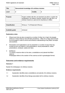 NZQA registered unit standard 15980 version 4  Page 1 of 3