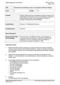NZQA registered unit standard 25474 version 2  Page 1 of 4