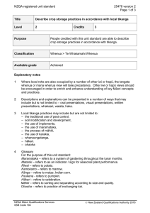 NZQA registered unit standard 25476 version 2  Page 1 of 3