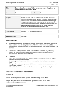 NZQA registered unit standard 15974 version 4  Page 1 of 4