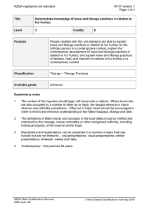 NZQA registered unit standard 16137 version 7  Page 1 of 4