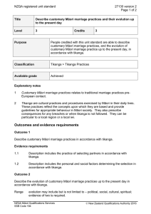 NZQA registered unit standard 27130 version 2  Page 1 of 2