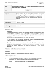 NZQA registered unit standard 26470 version 1  Page 1 of 3