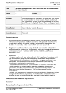 NZQA registered unit standard 21705 version 2  Page 1 of 3