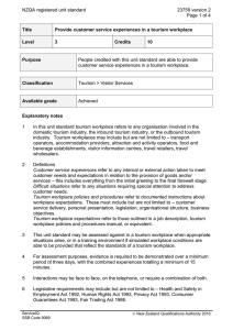 NZQA registered unit standard 23759 version 2  Page 1 of 4
