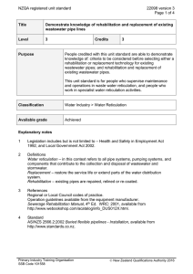 NZQA registered unit standard 22098 version 3  Page 1 of 4