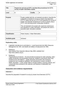 NZQA registered unit standard 22107 version 3  Page 1 of 3