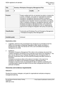 NZQA registered unit standard 16810 version 4  Page 1 of 4