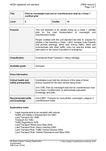 NZQA registered unit standard 23892 version 2  Page 1 of 7