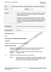 NZQA unit standard 1990 version 7