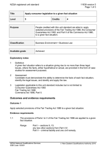 NZQA registered unit standard 11639 version 5  Page 1 of 3