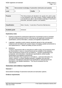 NZQA registered unit standard 21680 version 3  Page 1 of 3