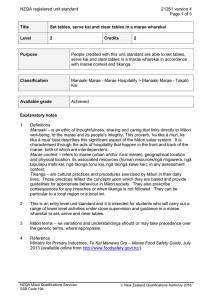 NZQA registered unit standard 21251 version 4  Page 1 of 3