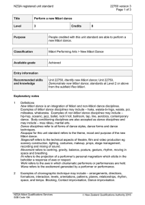 NZQA registered unit standard 22760 version 3  Page 1 of 3