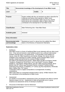 NZQA registered unit standard 18715 version 4  Page 1 of 3