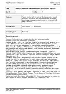 NZQA registered unit standard 10703 version 5  Page 1 of 3
