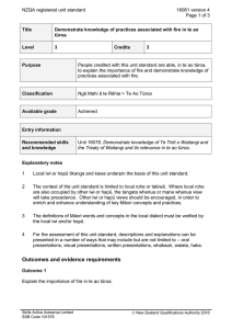NZQA registered unit standard 16081 version 4  Page 1 of 3