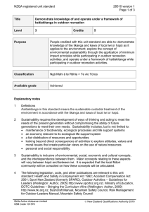 NZQA registered unit standard 28510 version 1  Page 1 of 3